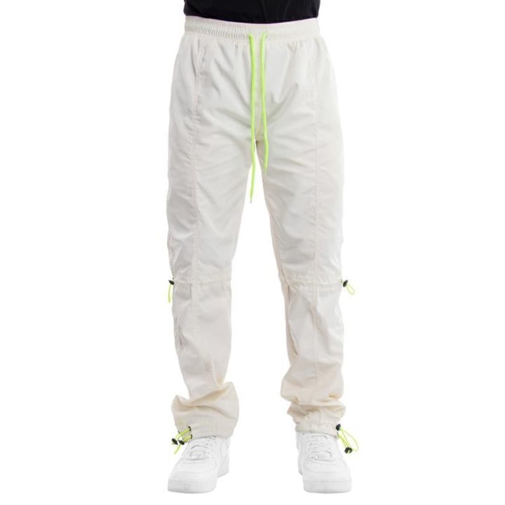 EPTM. Men’s Cream Hyper Neon Drawstring Track Pants Style 15030 Size Medium (32)